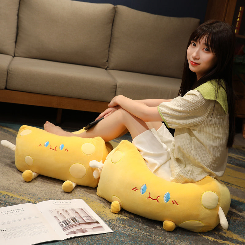 Cute Cheese Block Plushie - Kawaiies - Adorable - Cute - Plushies - Plush - Kawaii