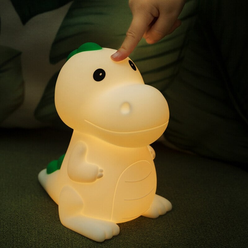 Dinosaur Silicone LED Night Light Cartoon Children - Kawaiies - Adorable - Cute - Plushies - Plush - Kawaii