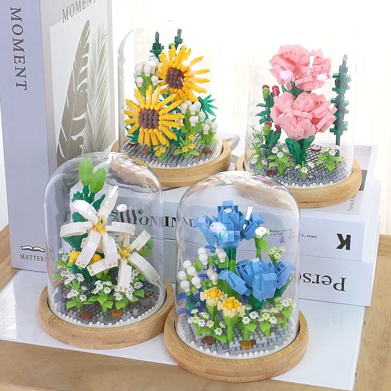 Floral Capsule Micro Building Set Collection - Kawaiies - Adorable - Cute - Plushies - Plush - Kawaii