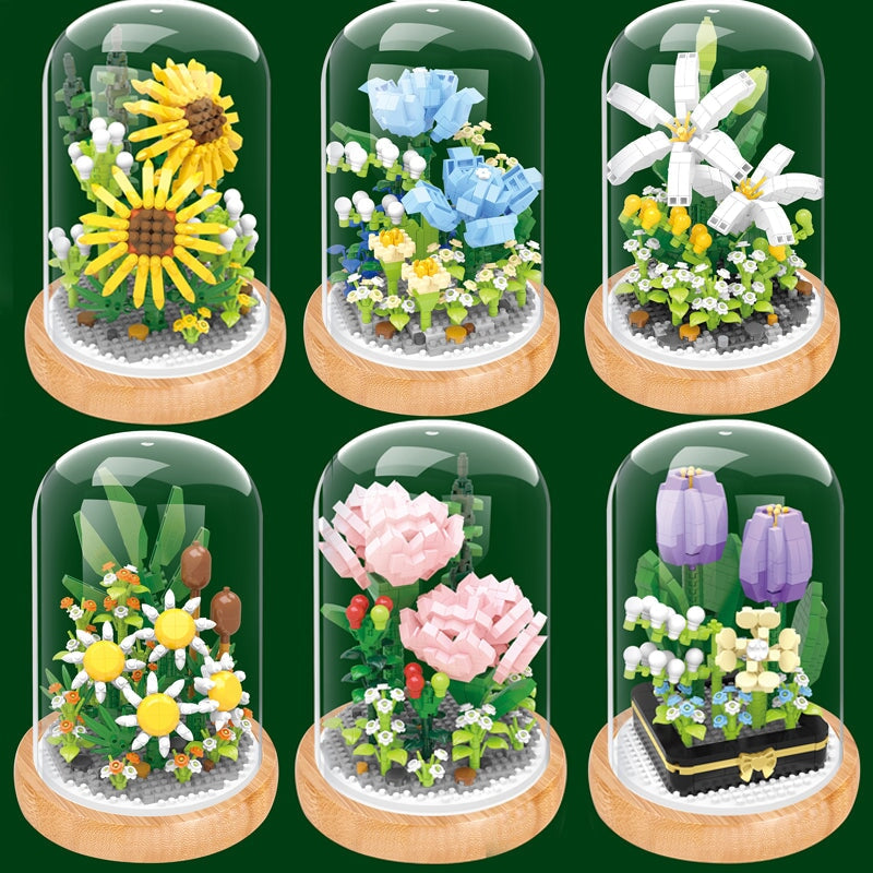 Floral Capsule Micro Building Set Collection - Kawaiies - Adorable - Cute - Plushies - Plush - Kawaii
