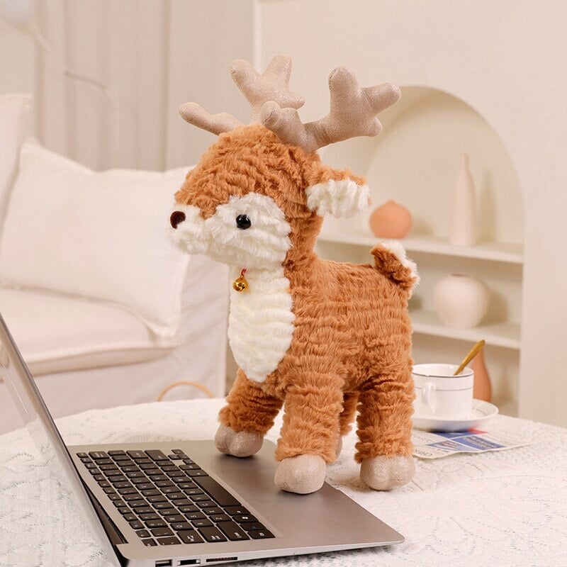 Fluffy Christmas Tree & Reindeer Plushie - Kawaiies - Adorable - Cute - Plushies - Plush - Kawaii