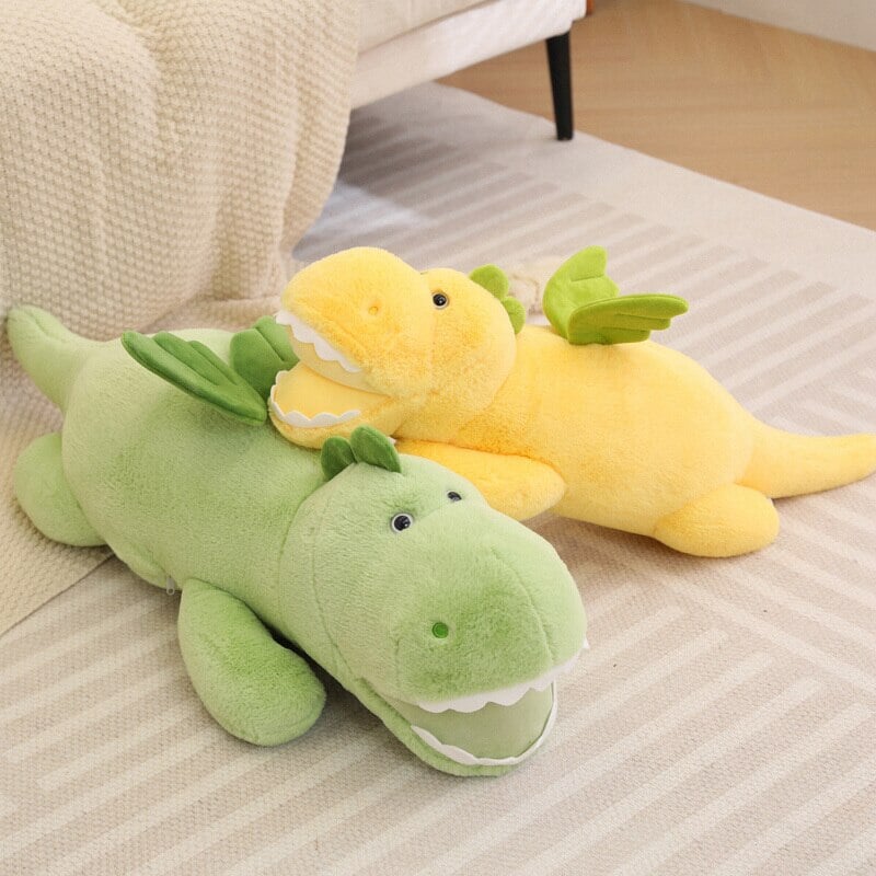 Flying Fluffy Dragon Plush Stuffed Toy - Kawaiies - Adorable - Cute - Plushies - Plush - Kawaii