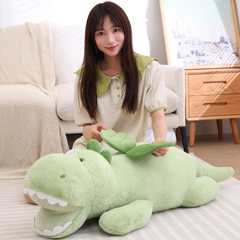 Flying Fluffy Dragon Plush Stuffed Toy - Kawaiies - Adorable - Cute - Plushies - Plush - Kawaii