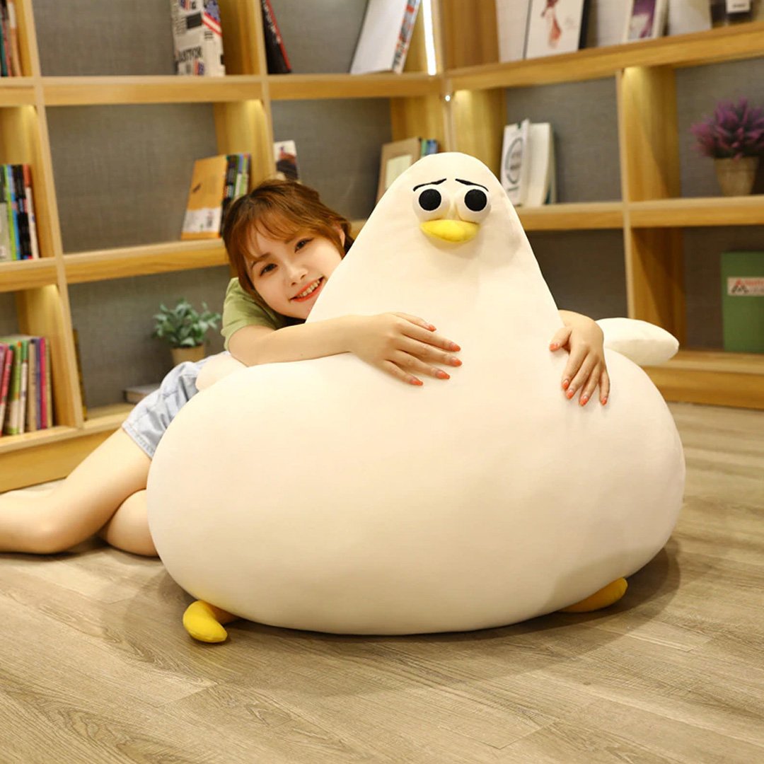 Fred the Super Puffy Seagull - Kawaiies - Adorable - Cute - Plushies - Plush - Kawaii
