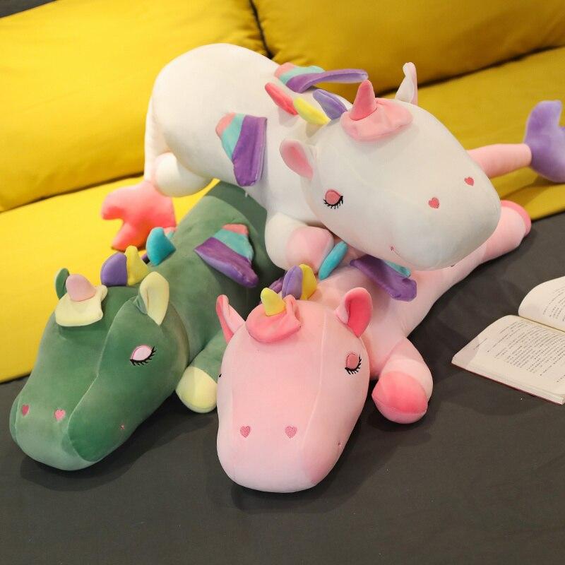 Giant Unicorn Body Pillow Plushies - Kawaiies - Adorable - Cute - Plushies - Plush - Kawaii