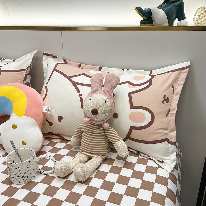 kawaiies-softtoys-plushies-kawaii-plush-Hundreds of Kawaii Bear Bunny Bedding Set Home Decor
