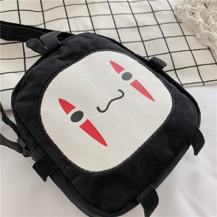 Japanese Anime No-Face Crossbody Small Bag - Kawaiies - Adorable - Cute - Plushies - Plush - Kawaii