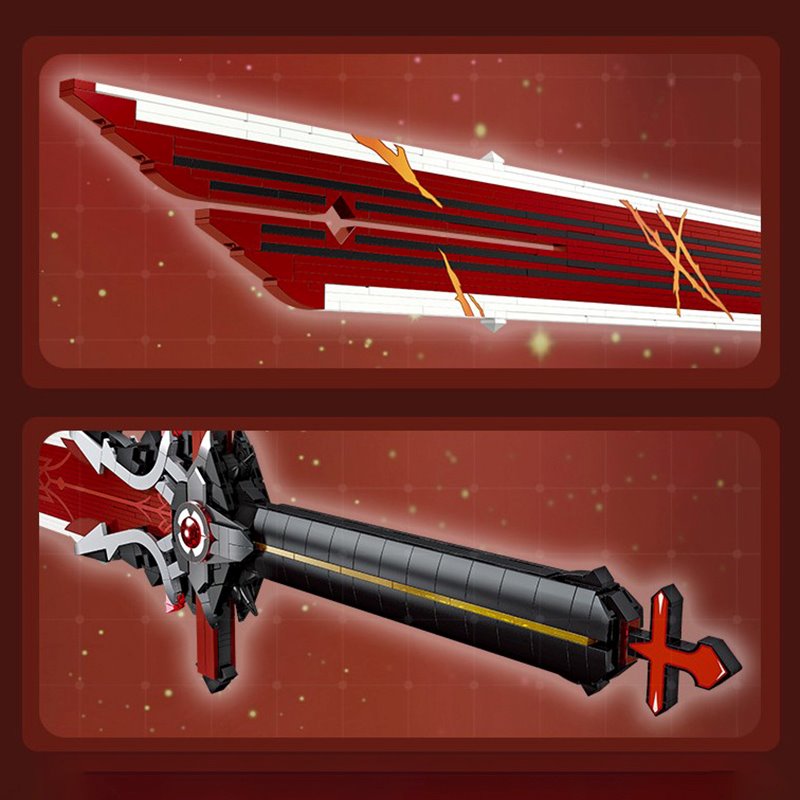 kawaiies-softtoys-plushies-kawaii-plush-Japanese Anime Red Purple Sword Building Block Build it