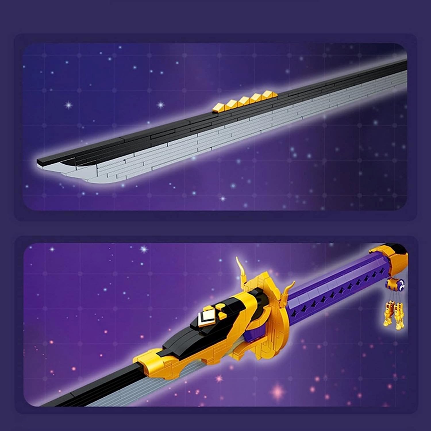 kawaiies-softtoys-plushies-kawaii-plush-Japanese Anime Red Purple Sword Building Block Build it