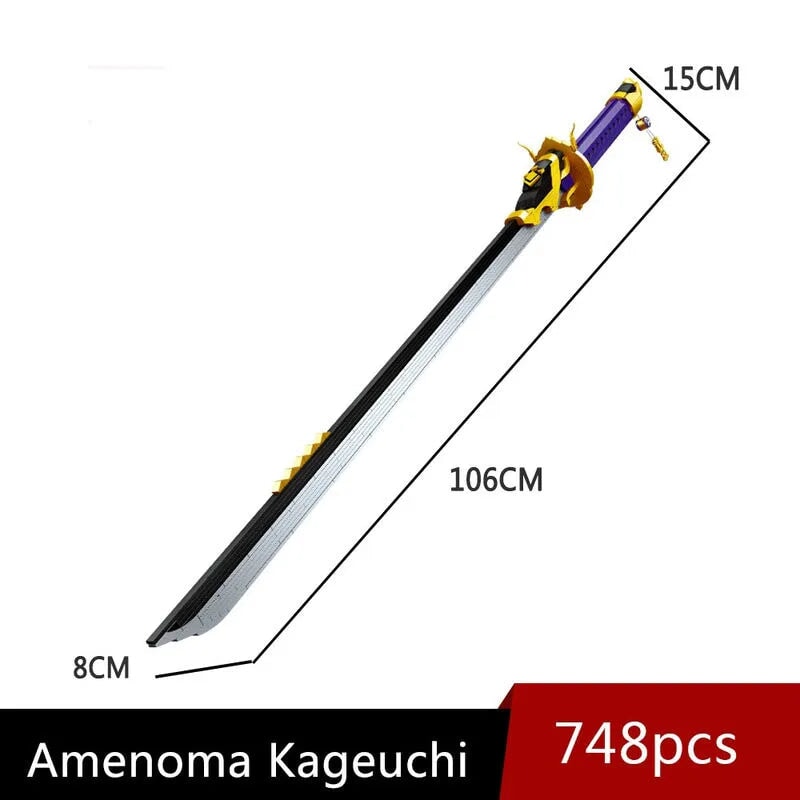 kawaiies-softtoys-plushies-kawaii-plush-Japanese Anime Red Purple Sword Building Block Build it