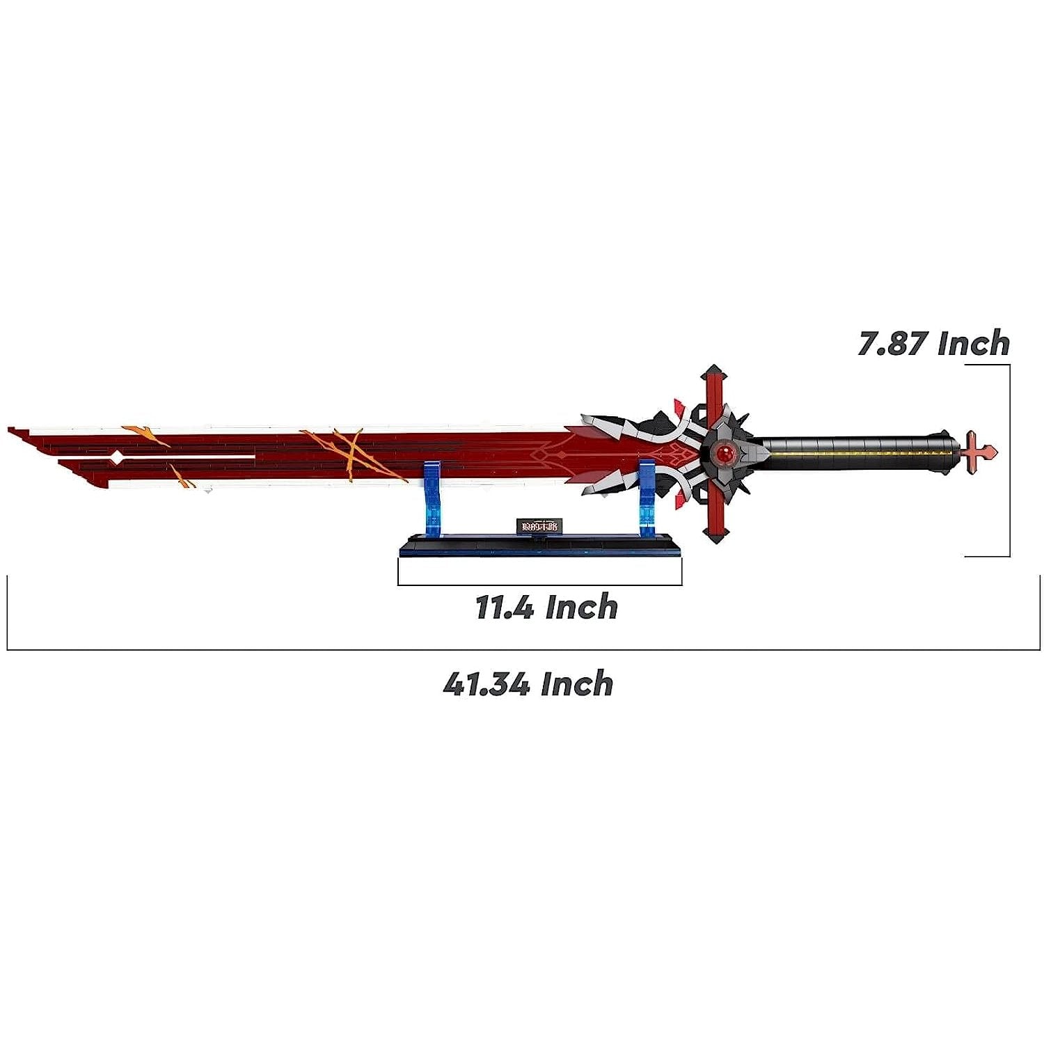 kawaiies-softtoys-plushies-kawaii-plush-Japanese Anime Red Purple Sword Building Block Build it