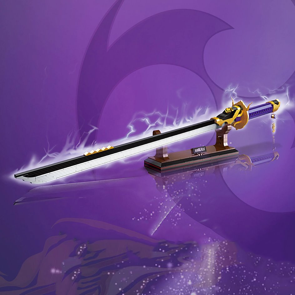 kawaiies-softtoys-plushies-kawaii-plush-Japanese Anime Red Purple Sword Building Block Build it