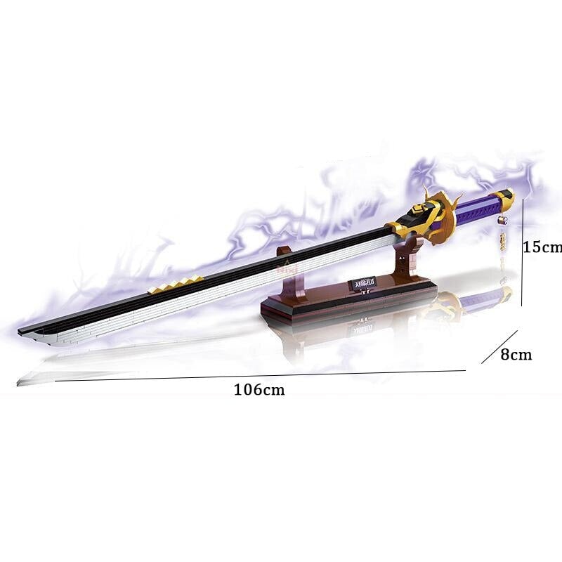 kawaiies-softtoys-plushies-kawaii-plush-Japanese Anime Red Purple Sword Building Block Build it