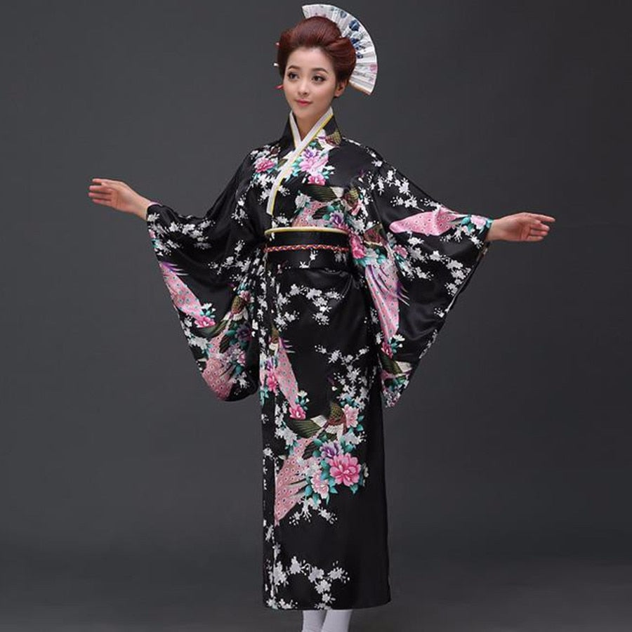 Floral Kimono Kimono Dress Japanese Floral Long Kimono Kawaiies Floral Kimono Kimono Dress Japanese Floral Long Kimono Kawaiies