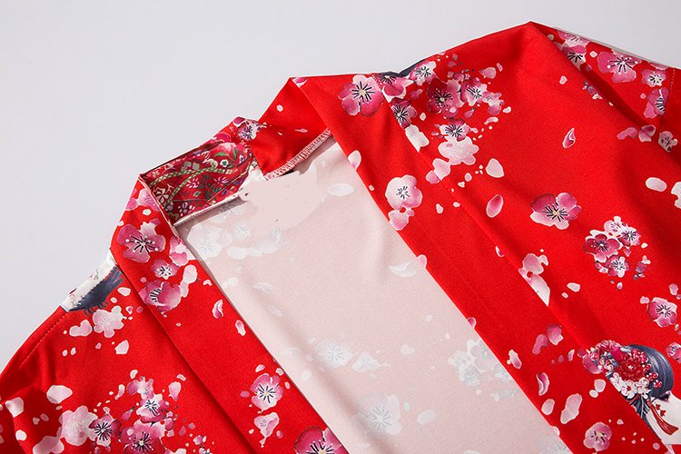Japanese Sakura Cherry Blossom Print Kimono - Kawaiies - Adorable - Cute - Plushies - Plush - Kawaii