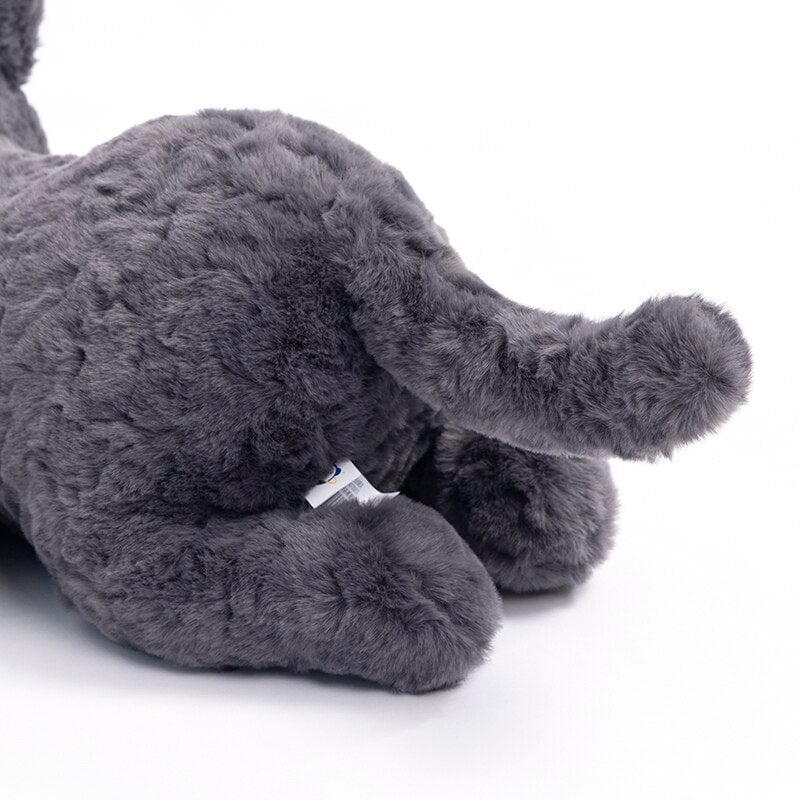 Jiji the Fluffy Black Cat Plushie Laying Down | NEW - Kawaiies - Adorable - Cute - Plushies - Plush - Kawaii