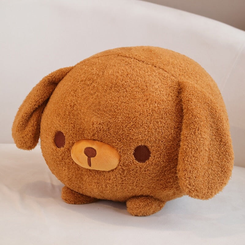 kawaiies-softtoys-plushies-kawaii-plush-Kawaii Fluppy Dog Plushie Collection | NEW Soft toy Brown 12in / 30cm