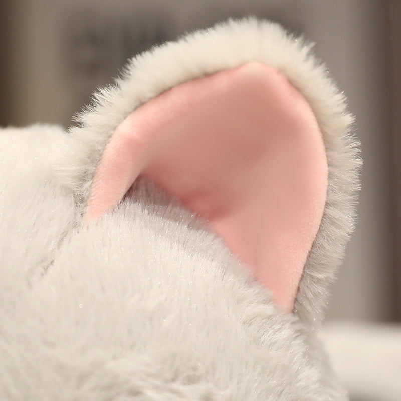 Kawaii Grey Half Cat Half Shark Combo Plushie - Kawaiies - Adorable - Cute - Plushies - Plush - Kawaii