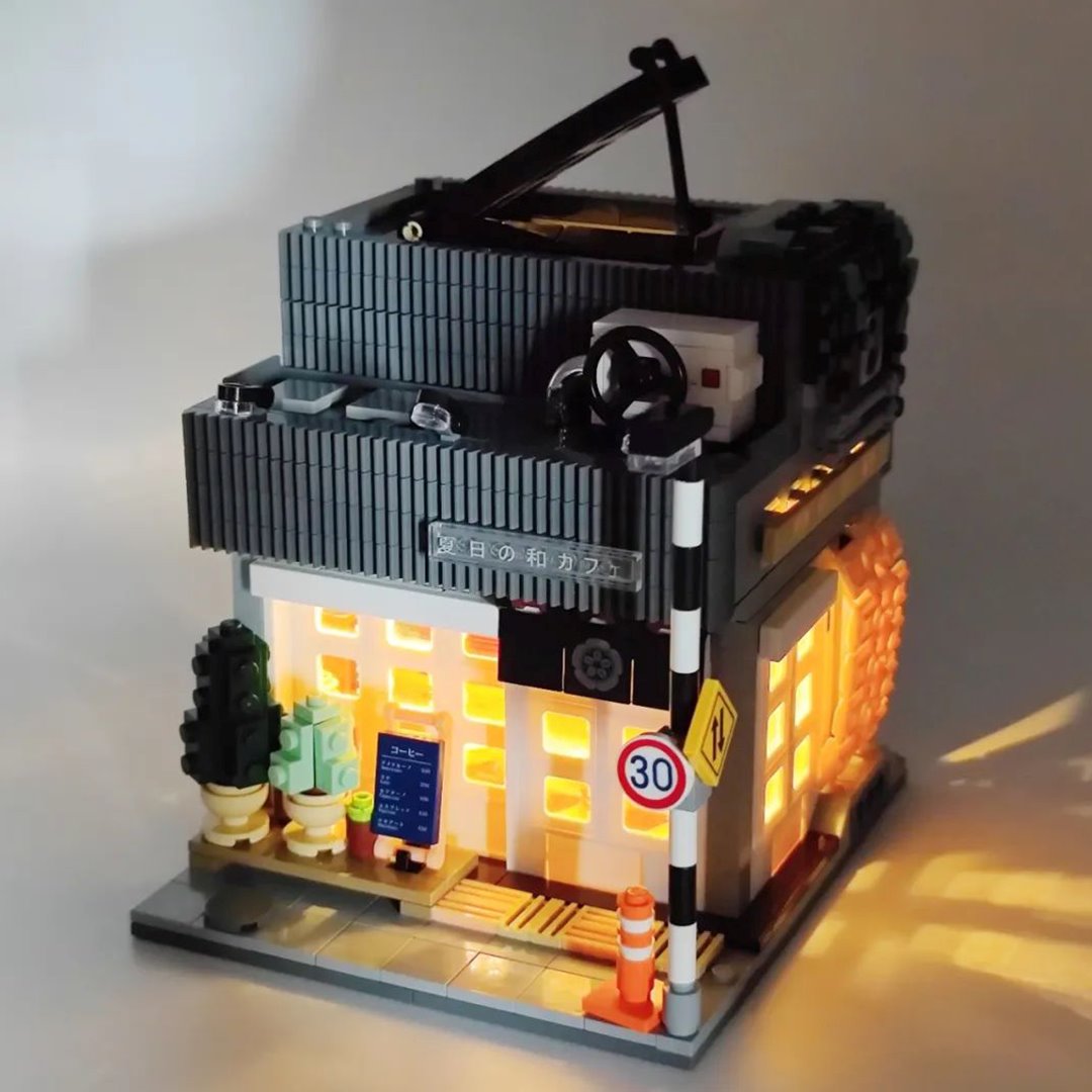 Kawaii Japanese Coffee Store Building Set - Kawaiies - Adorable - Cute - Plushies - Plush - Kawaii