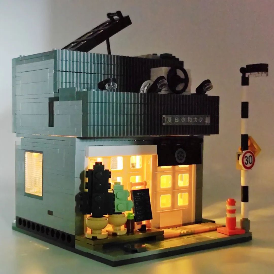 Kawaii Japanese Coffee Store Building Set - Kawaiies - Adorable - Cute - Plushies - Plush - Kawaii