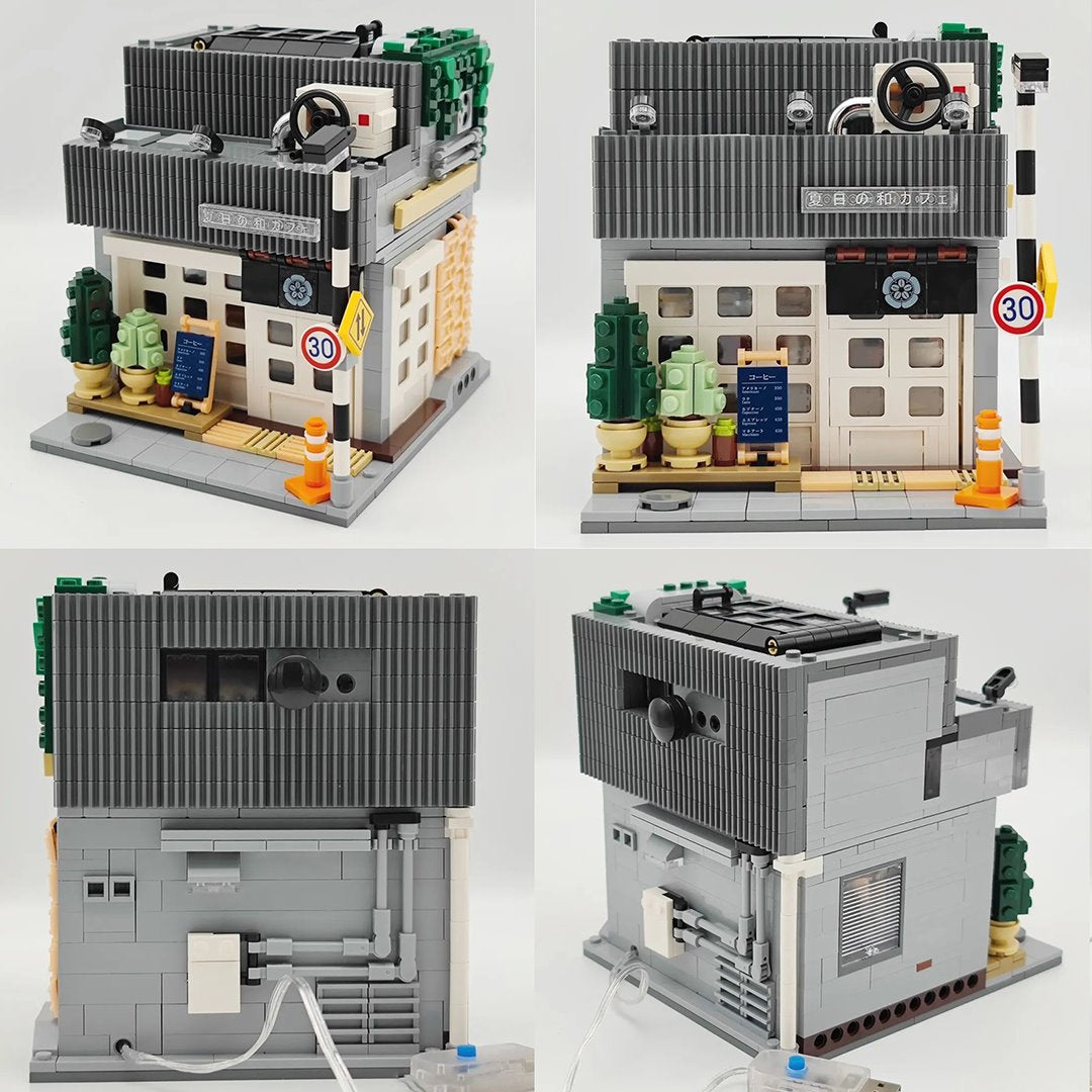 Kawaii Japanese Coffee Store Building Set - Kawaiies - Adorable - Cute - Plushies - Plush - Kawaii