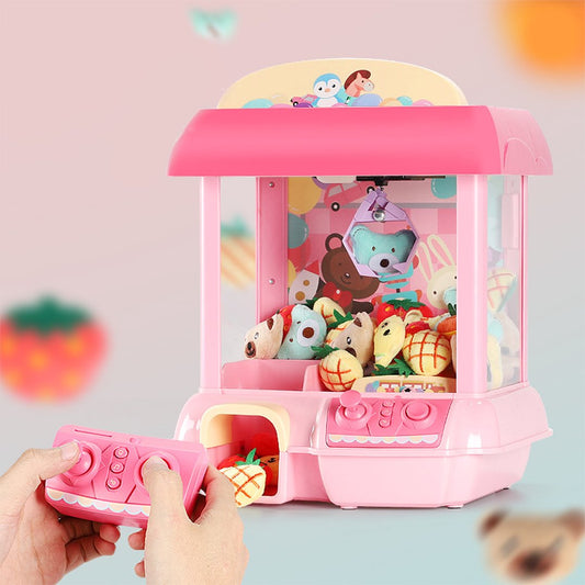 Kawaii Mini Pink Green Light Up Claw Machine Toy - Kawaiies - Adorable - Cute - Plushies - Plush - Kawaii