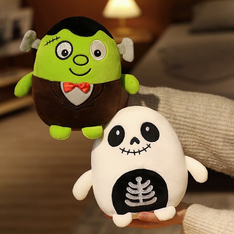 Kawaii Skeleton Pumpkin Zombie Frankenstein Vampire Halloween Plushies - Kawaiies - Adorable - Cute - Plushies - Plush - Kawaii
