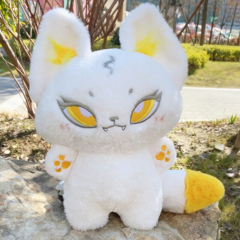 kawaiies-softtoys-plushies-kawaii-plush-Kawaii Sleek Fox Plushie | NEW Soft toy White