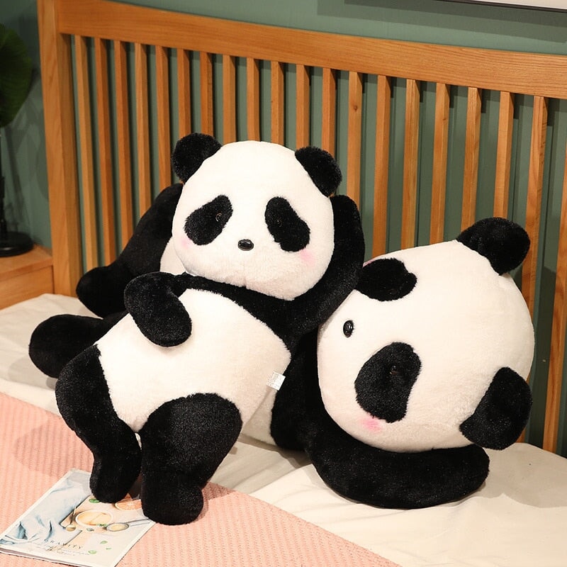 Laying Panda Plush - Kawaiies - Adorable - Cute - Plushies - Plush - Kawaii