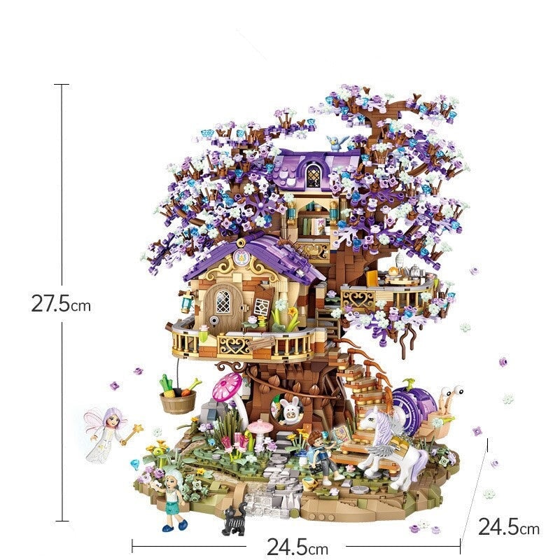 Fantasy Magical Tree House Nano Building Set - Kawaiies - Adorable - Cute - Plushies - Plush - Kawaii