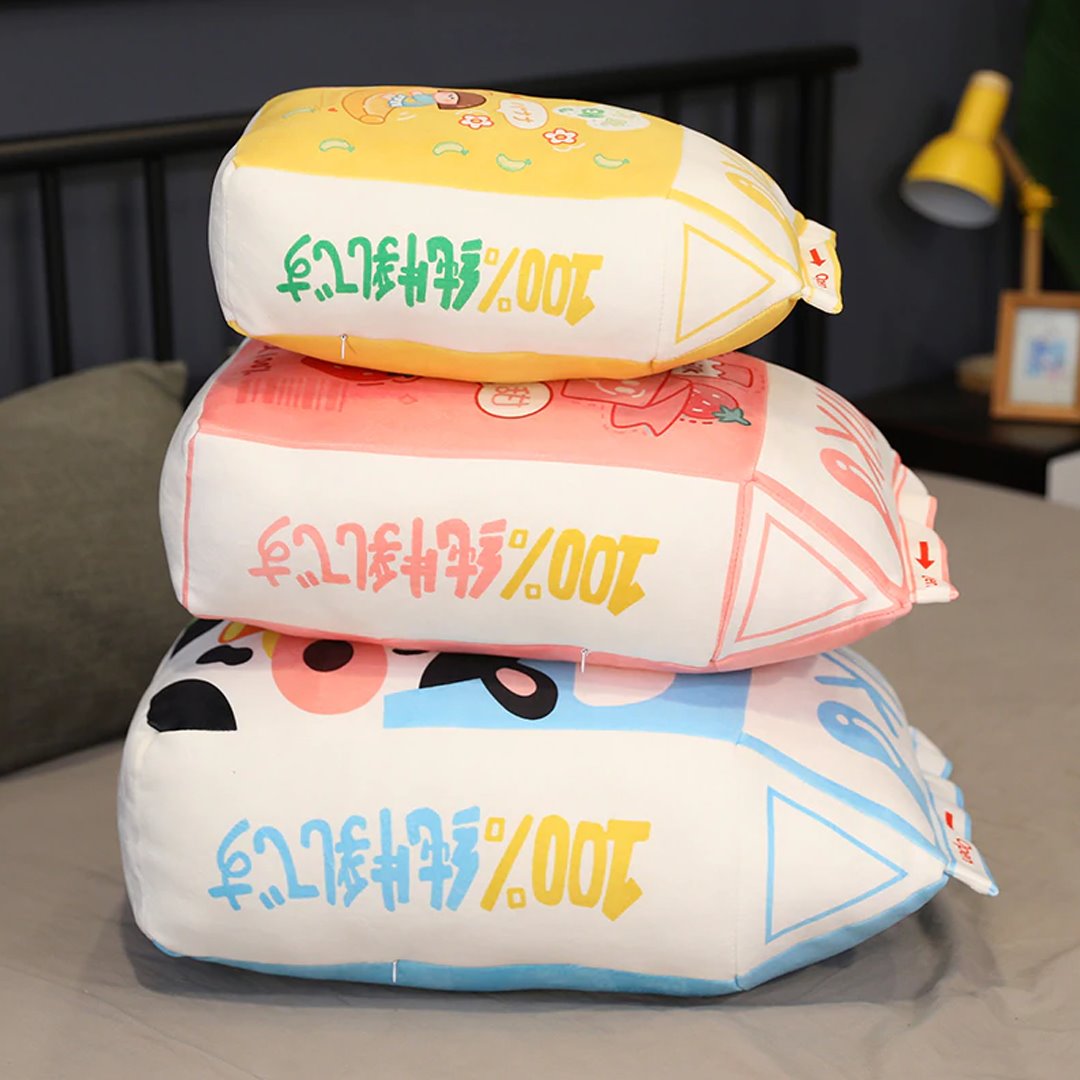 Milk Carton Plush - Kawaiies - Adorable - Cute - Plushies - Plush - Kawaii