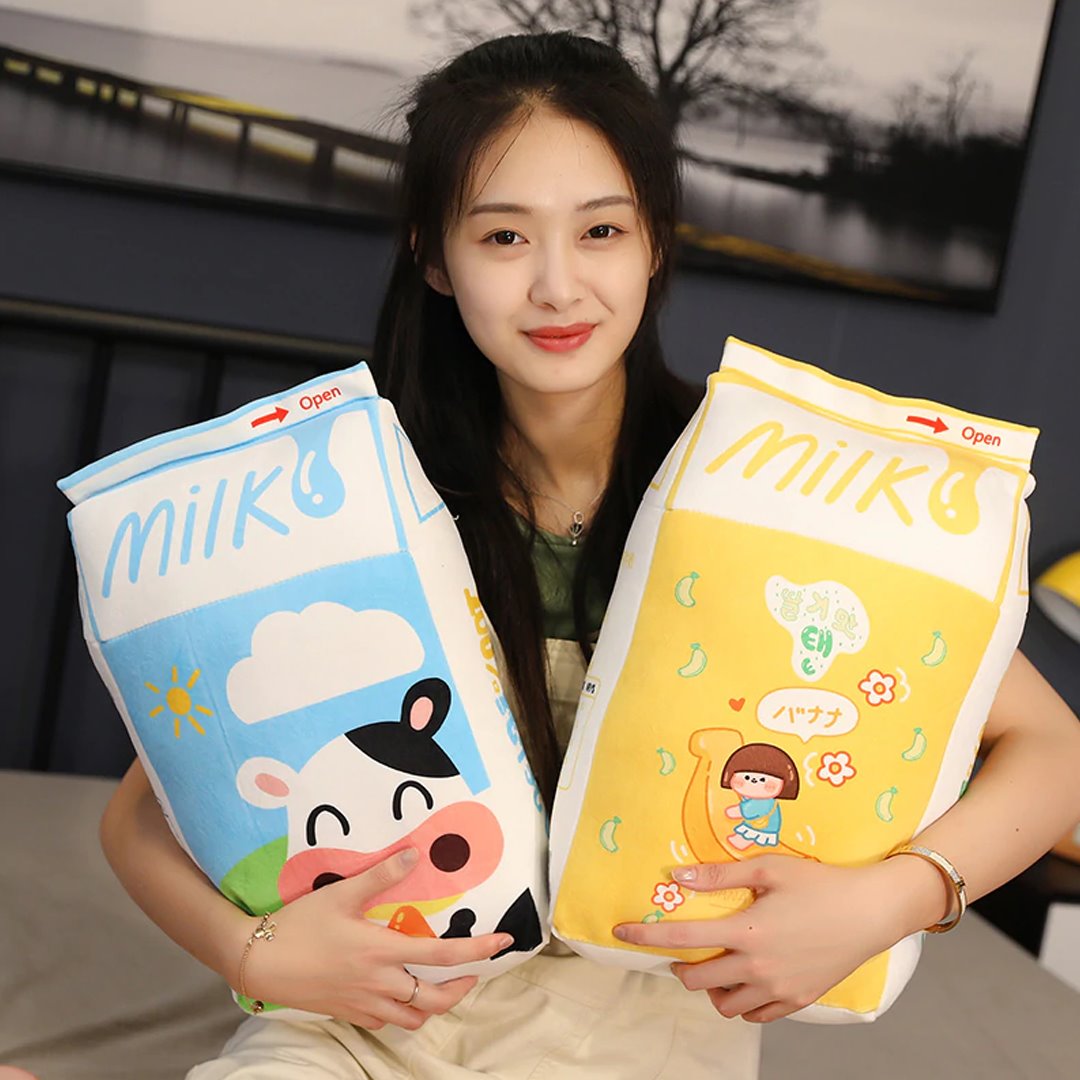 Milk Carton Plush - Kawaiies - Adorable - Cute - Plushies - Plush - Kawaii