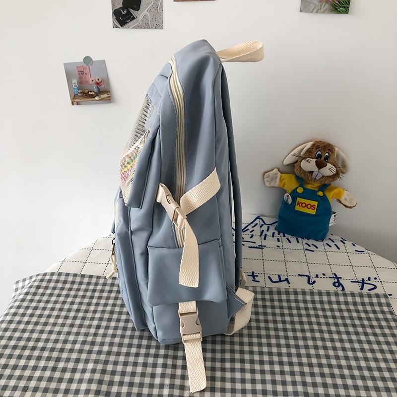 Nylon Study Besties Backpack - Kawaiies - Adorable - Cute - Plushies - Plush - Kawaii