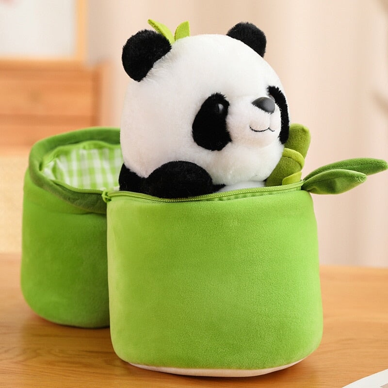 kawaiies-softtoys-plushies-kawaii-plush-Panda & Bamboo Buddy Plushies | NEW Soft toy Bibi 