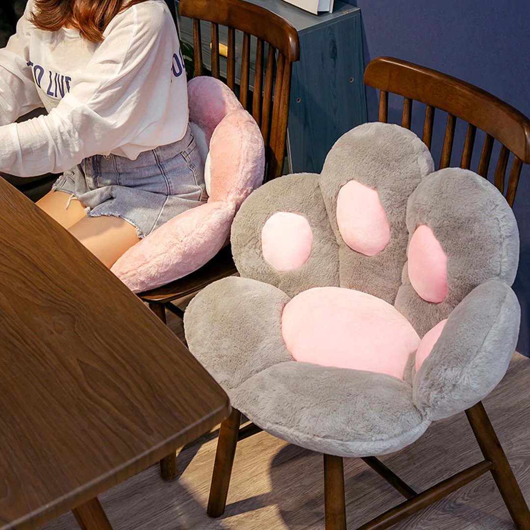 Kawaii Cute Pastel Paw Seat Cushions - Kawaiies - Adorable - Cute - Plushies - Plush - Kawaii