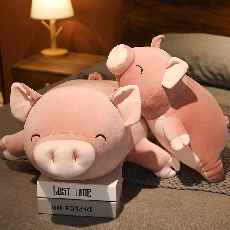 Poppy the Pink Jumbo Pig Plushie - Kawaiies - Adorable - Cute - Plushies - Plush - Kawaii