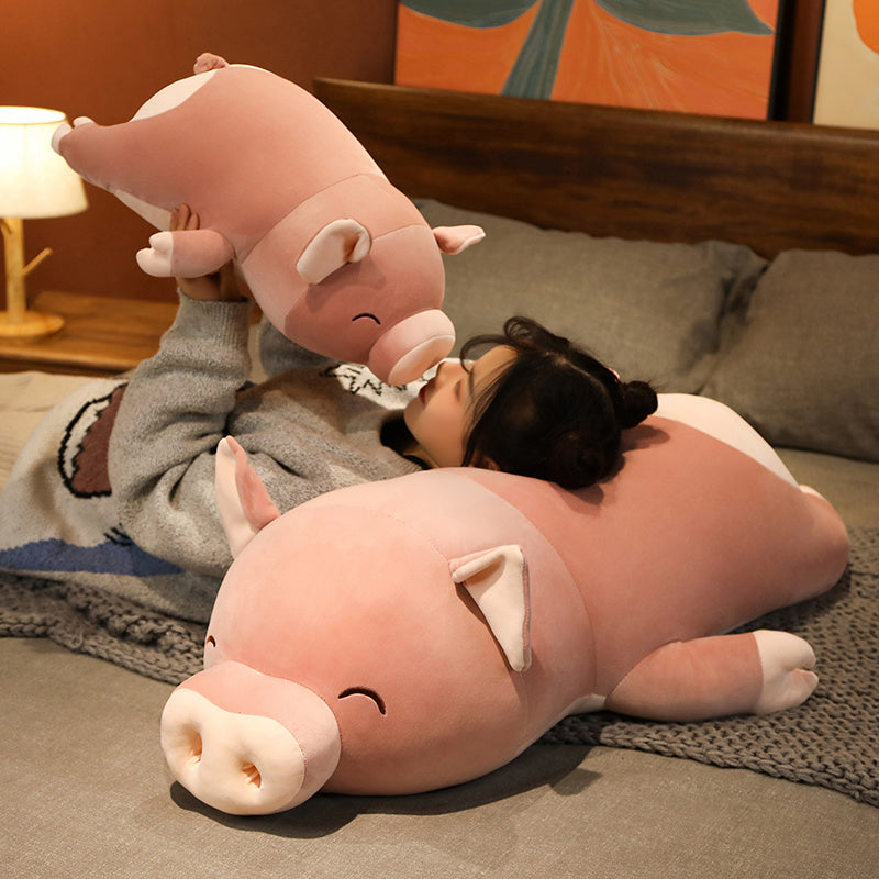 Poppy the Pink Jumbo Pig Plushie - Kawaiies - Adorable - Cute - Plushies - Plush - Kawaii