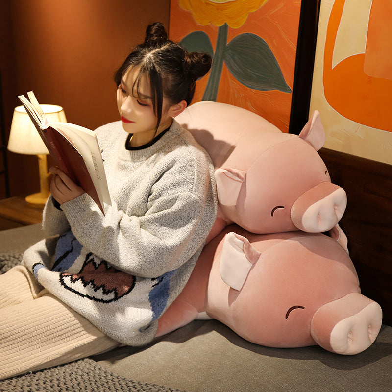 Poppy the Pink Jumbo Pig Plushie - Kawaiies - Adorable - Cute - Plushies - Plush - Kawaii