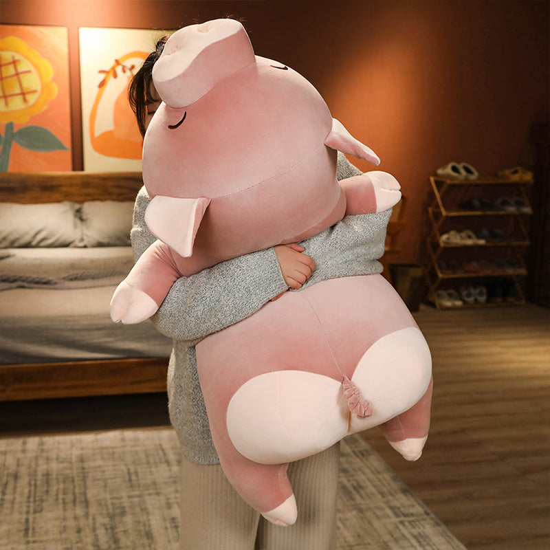 Poppy the Pink Jumbo Pig Plushie - Kawaiies - Adorable - Cute - Plushies - Plush - Kawaii