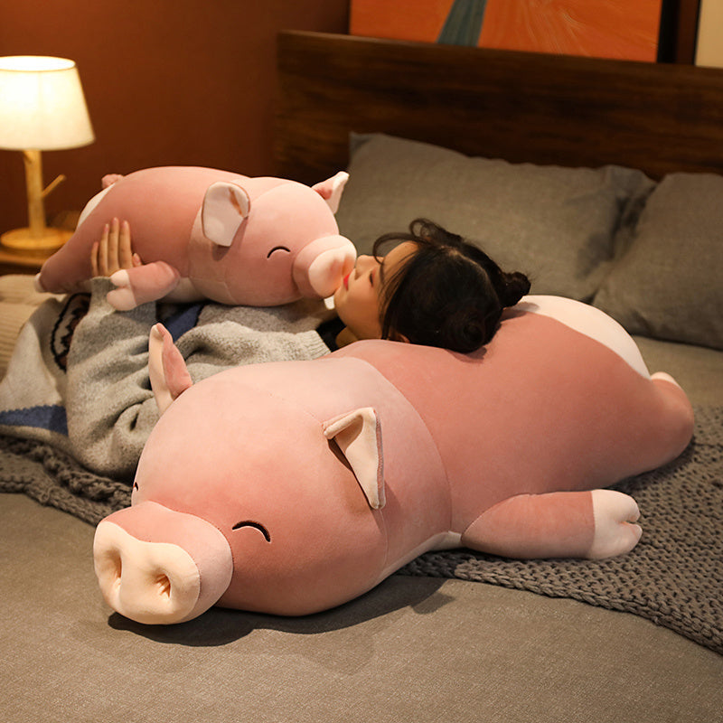 Poppy the Pink Jumbo Pig Plushie - Kawaiies - Adorable - Cute - Plushies - Plush - Kawaii