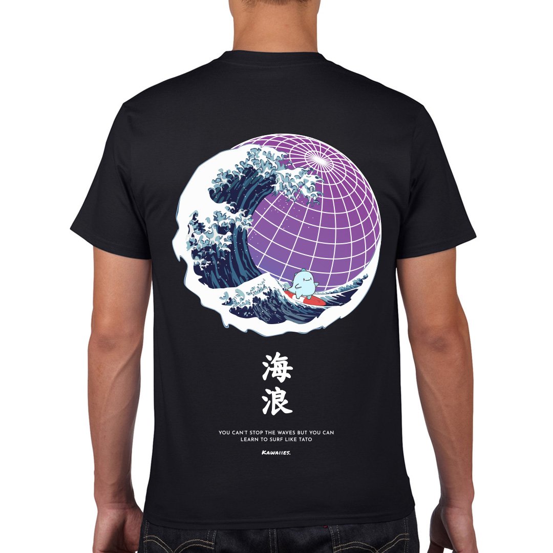Ride the Worldwide Wave with Tato Tee | Galaxy Edition - Kawaiies - Adorable - Cute - Plushies - Plush - Kawaii
