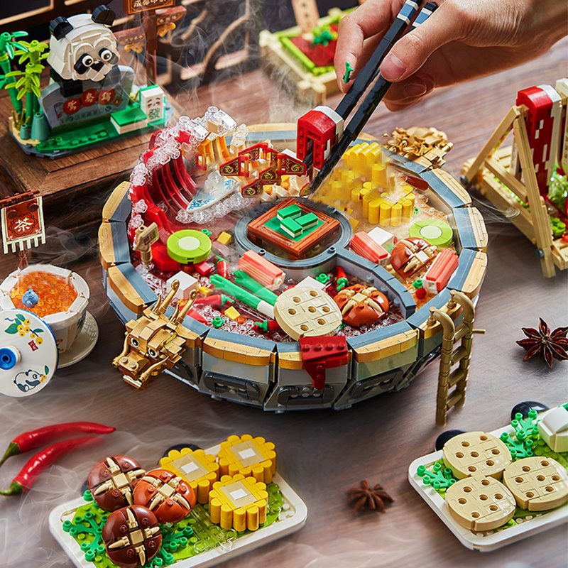 Royal Hot Pot Meal Micro Building Set | NEW - Kawaiies - Adorable - Cute - Plushies - Plush - Kawaii