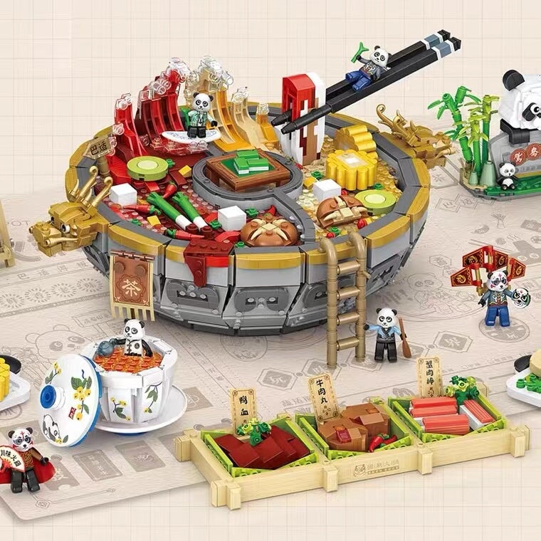 Royal Hot Pot Meal Micro Building Set | NEW - Kawaiies - Adorable - Cute - Plushies - Plush - Kawaii