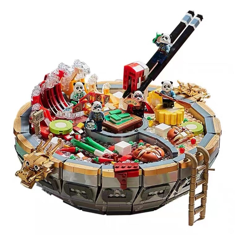 Royal Hot Pot Meal Micro Building Set | NEW - Kawaiies - Adorable - Cute - Plushies - Plush - Kawaii