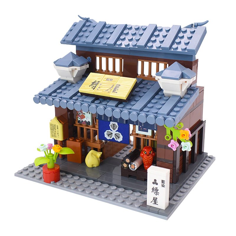 Shirakawa-go Dori Street Japanese Stores Building Sets - Limited Stock - Kawaiies - Adorable - Cute - Plushies - Plush - Kawaii