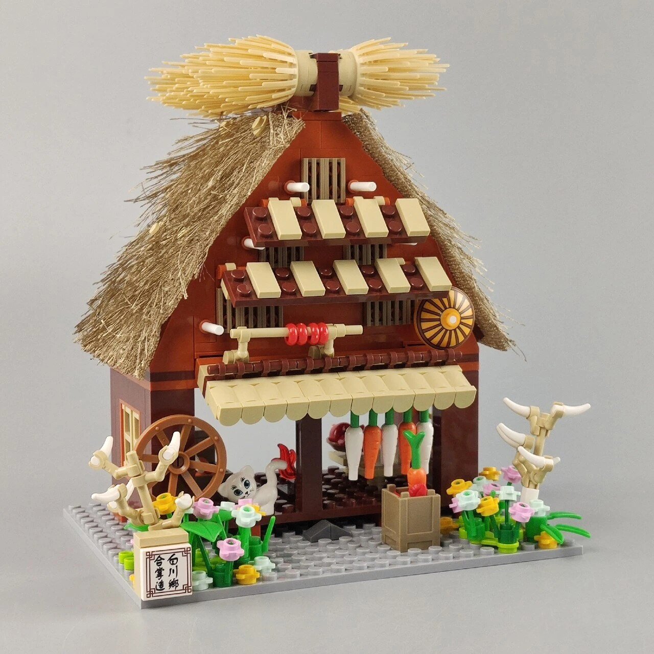 Shirakawa-go Dori Street Japanese Stores Building Sets - Limited Stock - Kawaiies - Adorable - Cute - Plushies - Plush - Kawaii