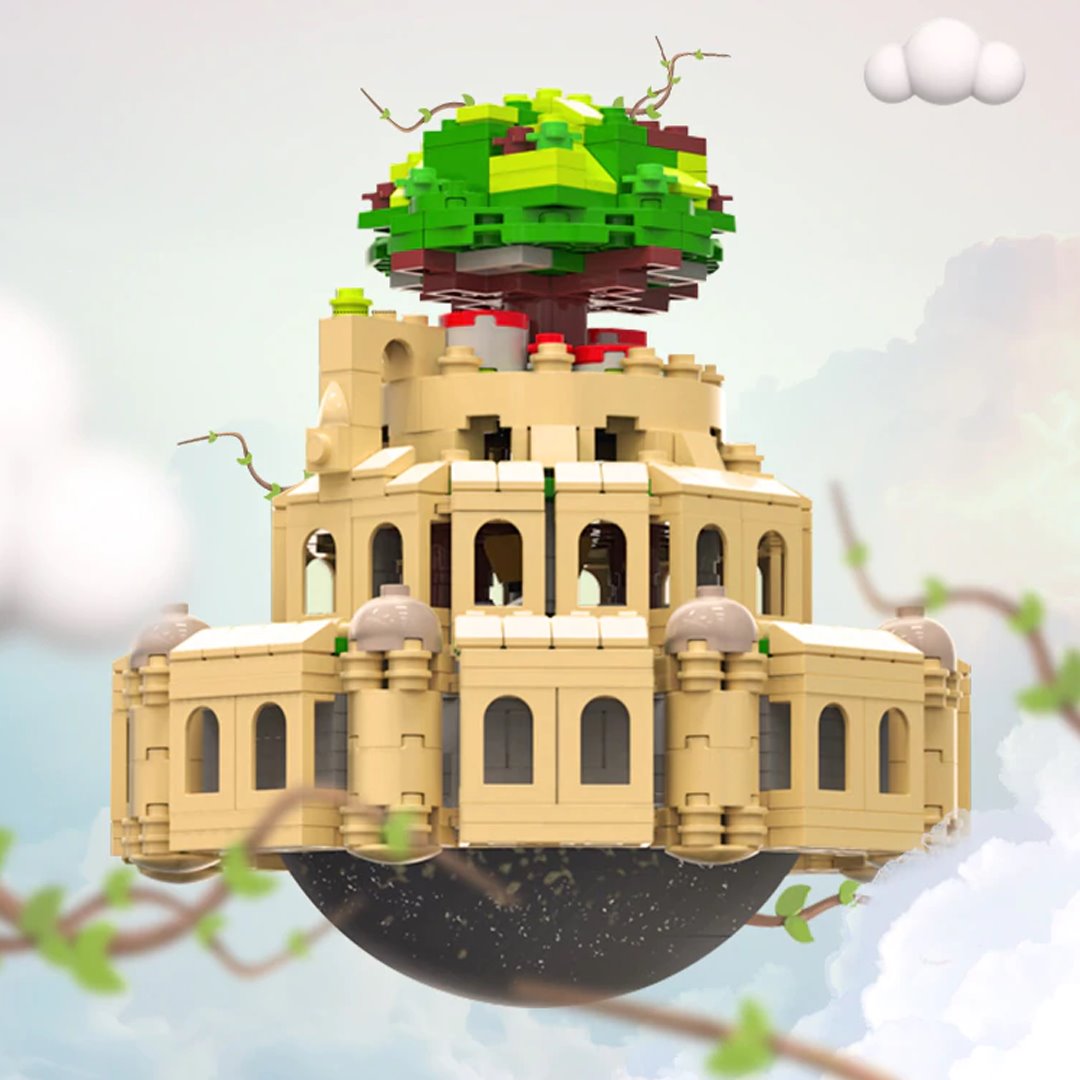 Japanese Floating Laputa Castle Building Sets - Limited Stock - Kawaiies - Adorable - Cute - Plushies - Plush - Kawaii