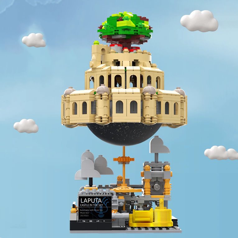 Japanese Floating Laputa Castle Building Sets - Limited Stock - Kawaiies - Adorable - Cute - Plushies - Plush - Kawaii