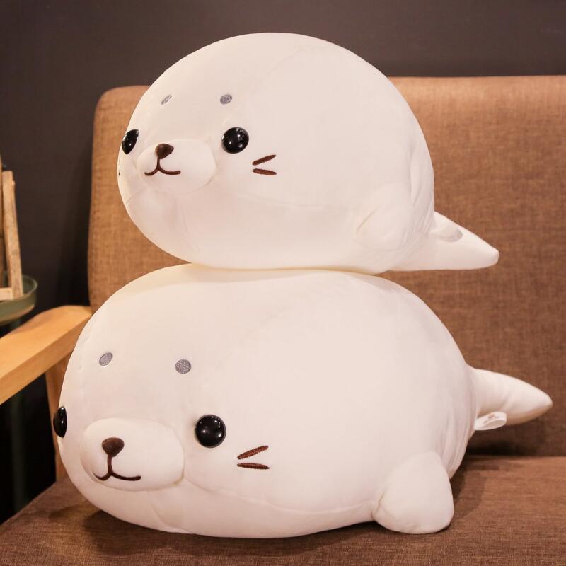 White Seal Plushies - Kawaiies - Adorable - Cute - Plushies - Plush - Kawaii