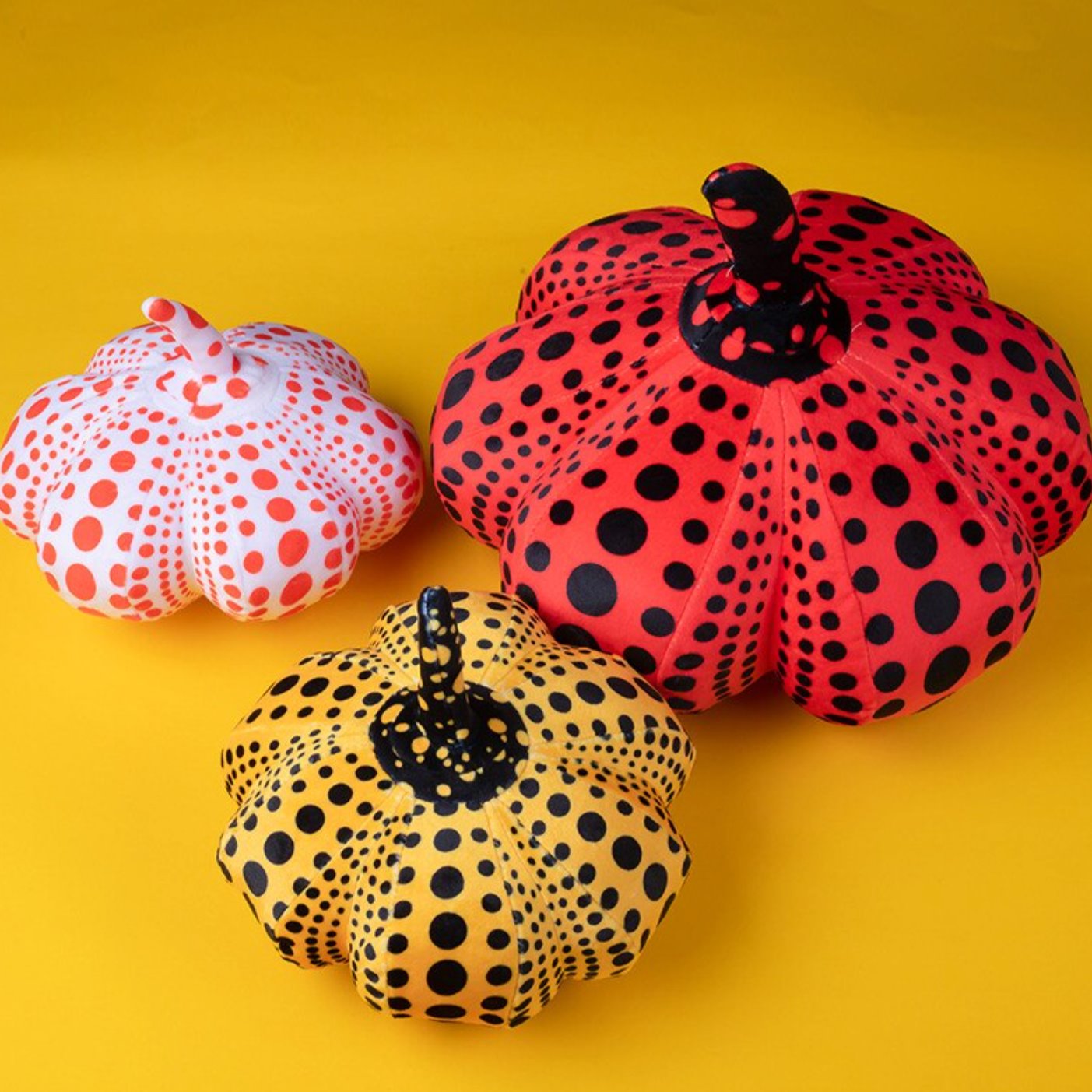 Yayoi Kusama Halloween Pumpkin Plushies - Kawaiies - Adorable - Cute - Plushies - Plush - Kawaii